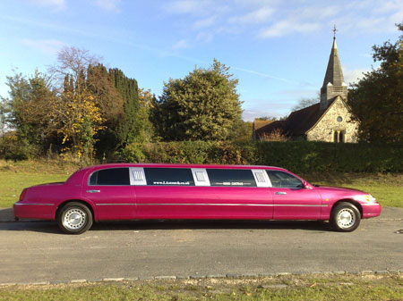 Stafford Pink Limo Hire